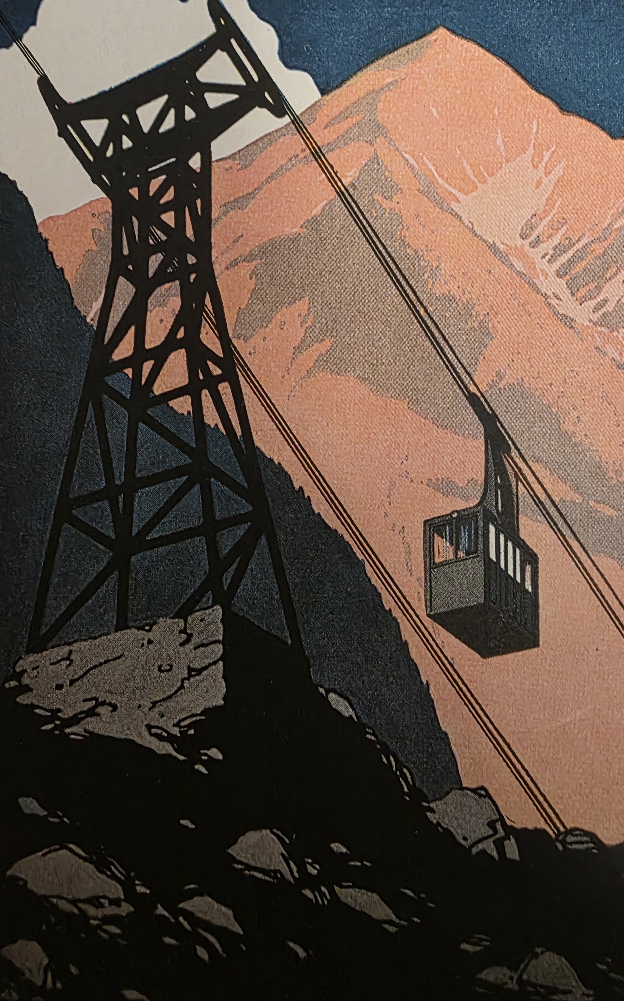 Stilisiertes Rax-Plakat